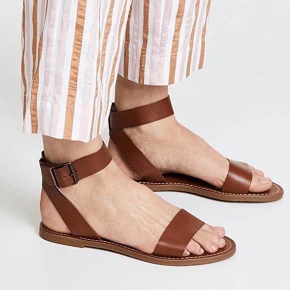 Madewell Shoes - NWOT Madewell Boardwalk Leather Ankle Strap Sandal